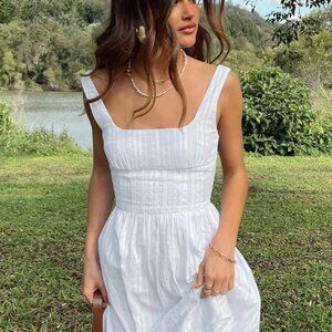 Princess Polly LORINDA MINI DRESS WHITE LOW IMPACT